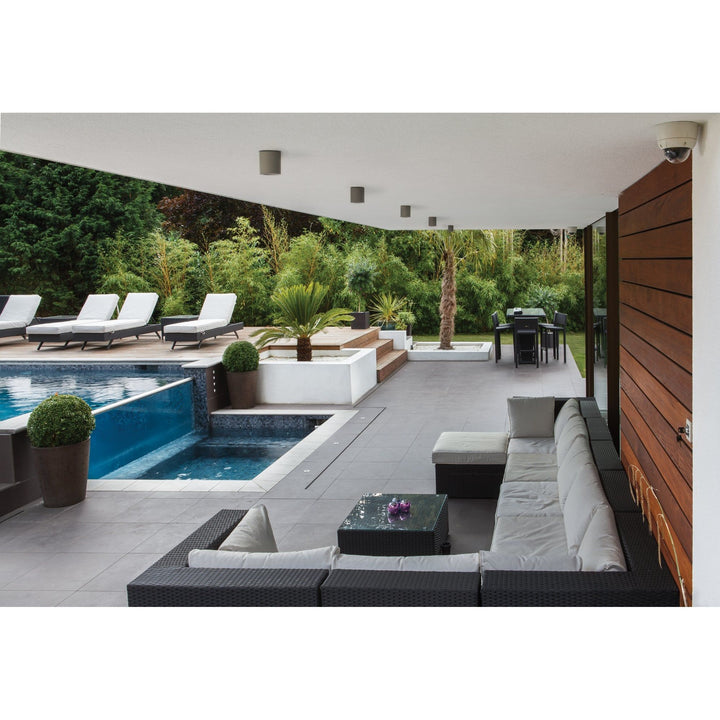 Astro 1326014 Kos Round Outdoor Ceiling Light Concrete