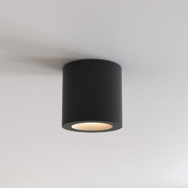 Astro 1326040 Kos II Bathroom Ceiling Light Textured Black