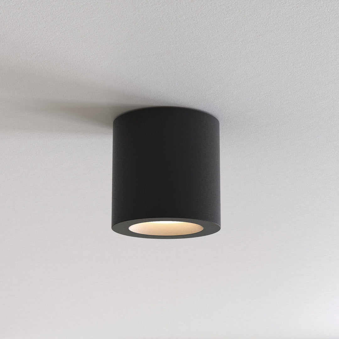 Astro 1326040 Kos II Bathroom Ceiling Light Textured Black