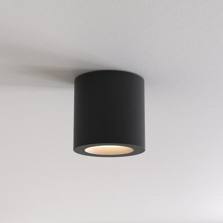 Astro 1326040 Kos II Bathroom Ceiling Light Textured Black