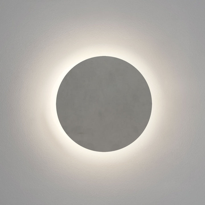 Astro 1333011 Eclipse Round 300 LED Outdoor Wall Light Concrete