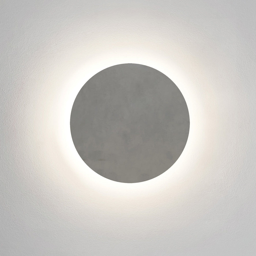 Astro 1333011 Eclipse Round 300 LED Outdoor Wall Light Concrete