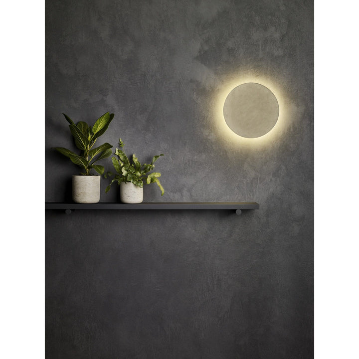 Astro 1333011 Eclipse Round 300 LED Outdoor Wall Light Concrete