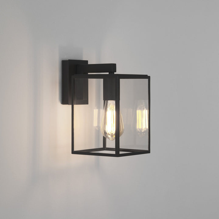 Astro 1354003 | Box Lantern 270 Outdoor Wall Light | Textured Black