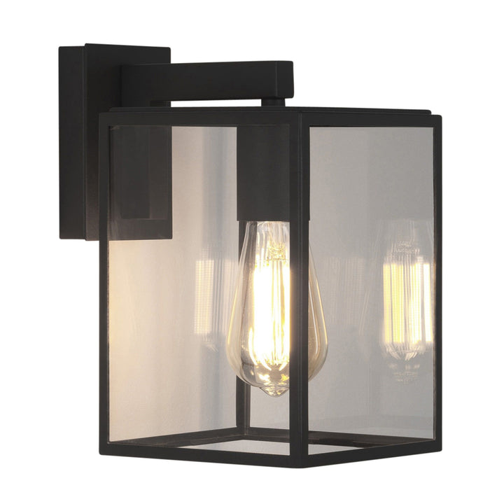 Astro 1354003 | Box Lantern 270 Outdoor Wall Light | Textured Black