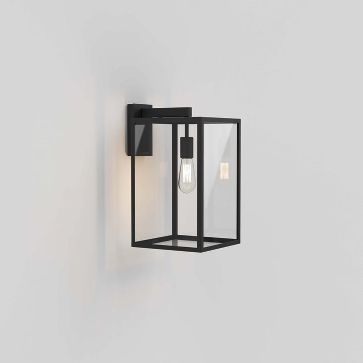 Astro 1354007 | Box Lantern 450 | Outdoor Wall Light in Textured Black