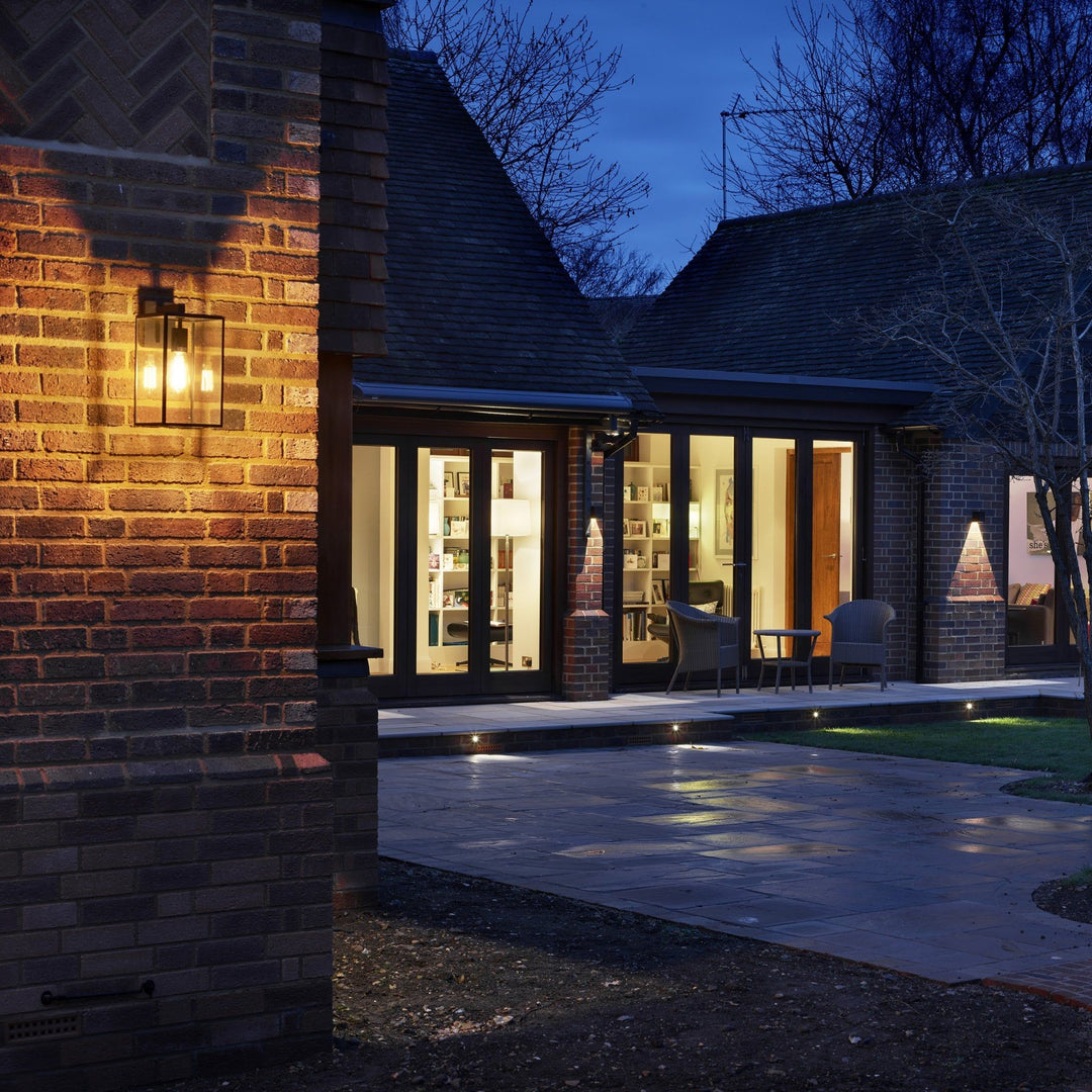 Astro 1354007 | Box Lantern 450 | Outdoor Wall Light in Textured Black