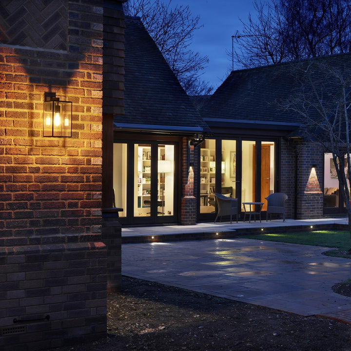 Astro 1354007 | Box Lantern 450 | Outdoor Wall Light in Textured Black