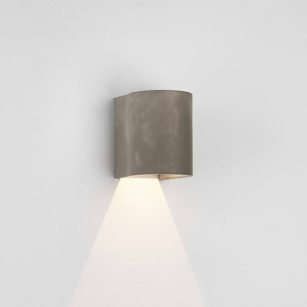 Astro 1384019 Dunbar 120 LED Outdoor Wall Light Concrete