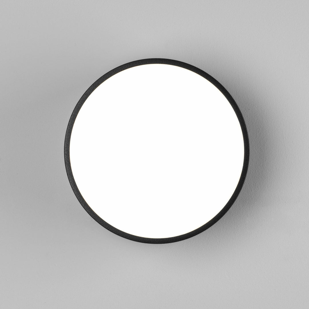 Astro 1391002 Kea Round 150 Outdoor LED Wall/Ceiling Light Black