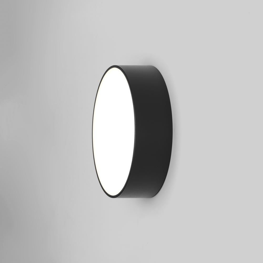 Astro 1391004 Kea Round 250 Outdoor LED Wall/Ceiling Light Black