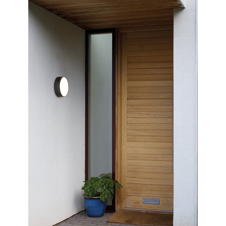 Astro 1391004 Kea Round 250 Outdoor LED Wall/Ceiling Light Black