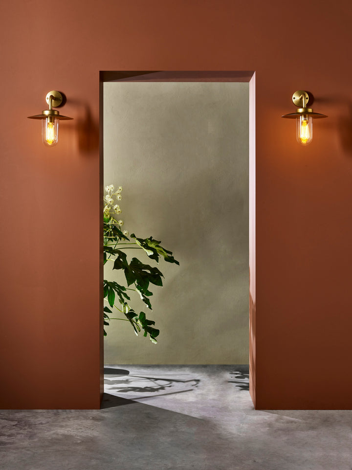 Astro 1400003 Portree Outdoor Wall Light Solid Brass