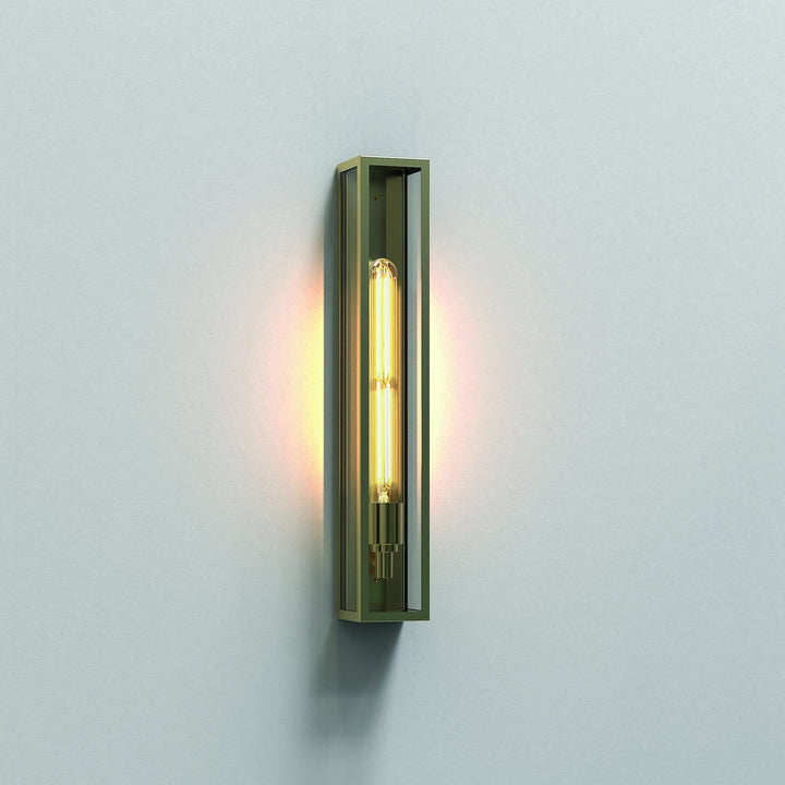 Astro 1402006 Harvard Coastal 500 Outdoor Wall Light Natural Brass