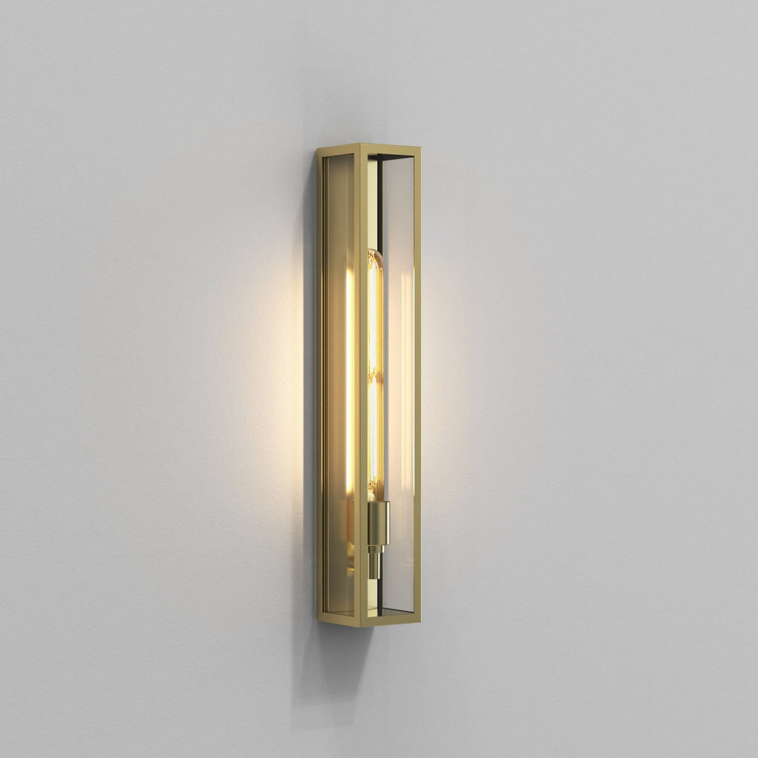 Astro 1402006 Harvard Coastal 500 Outdoor Wall Light Natural Brass
