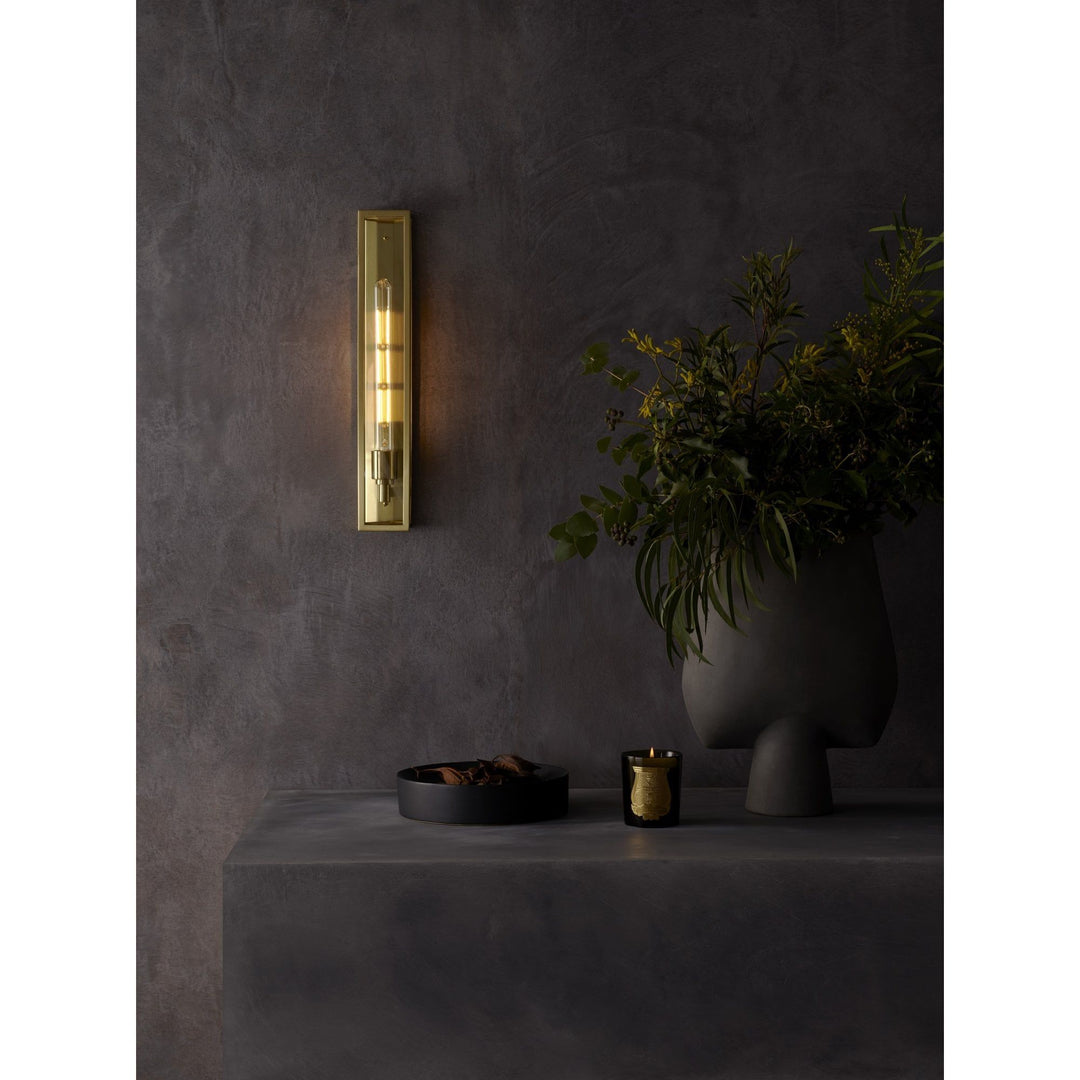 Astro 1402006 Harvard Coastal 500 Outdoor Wall Light Natural Brass