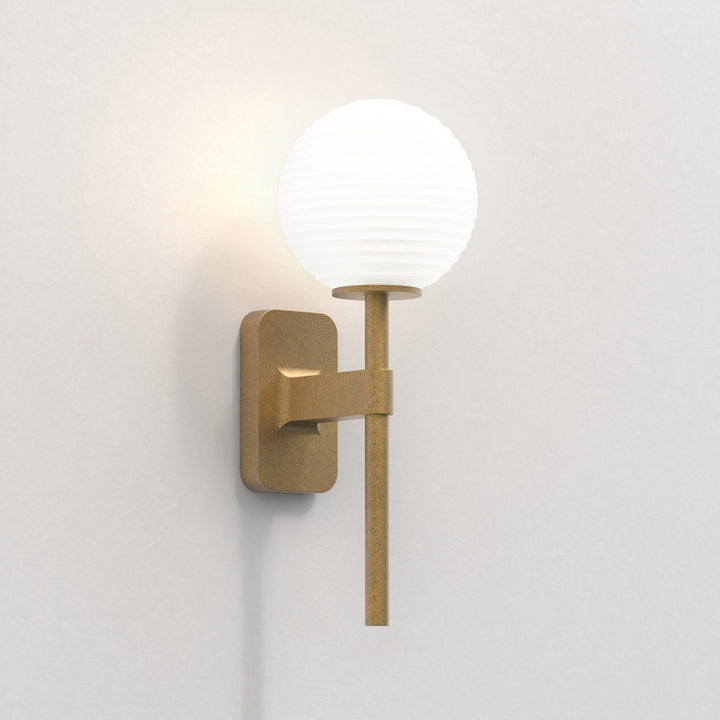 Astro 1429007 Tacoma Single Bathroom Wall Light Antique Brass