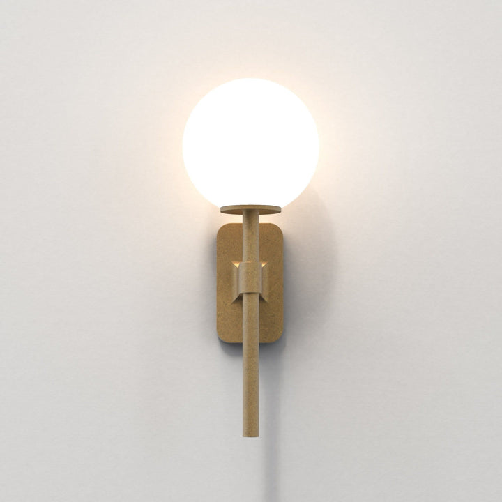 Astro 1429007 Tacoma Single Bathroom Wall Light Antique Brass