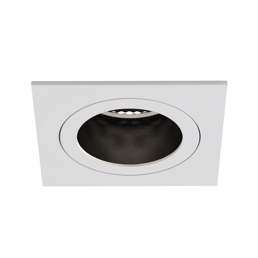 Astro 1434002 Pinhole Slimline Square Fixed Bathroom Downlight Matt White