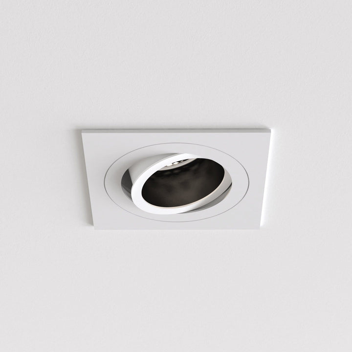 Astro 1434004 Pinhole Slimline Square Adjustable Downlight Matt White