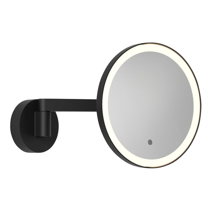 Astro 1447001 Nagoya 2 Light Bathroom Magnifying Mirror Matt Black