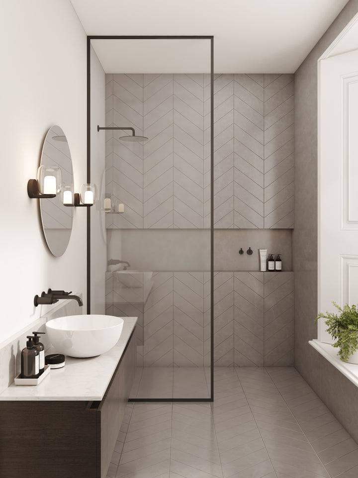 Astro 1450002 Aquina 1 Light Bathroom Wall Light Matt Black