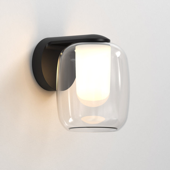 Astro 1450002 Aquina 1 Light Bathroom Wall Light Matt Black