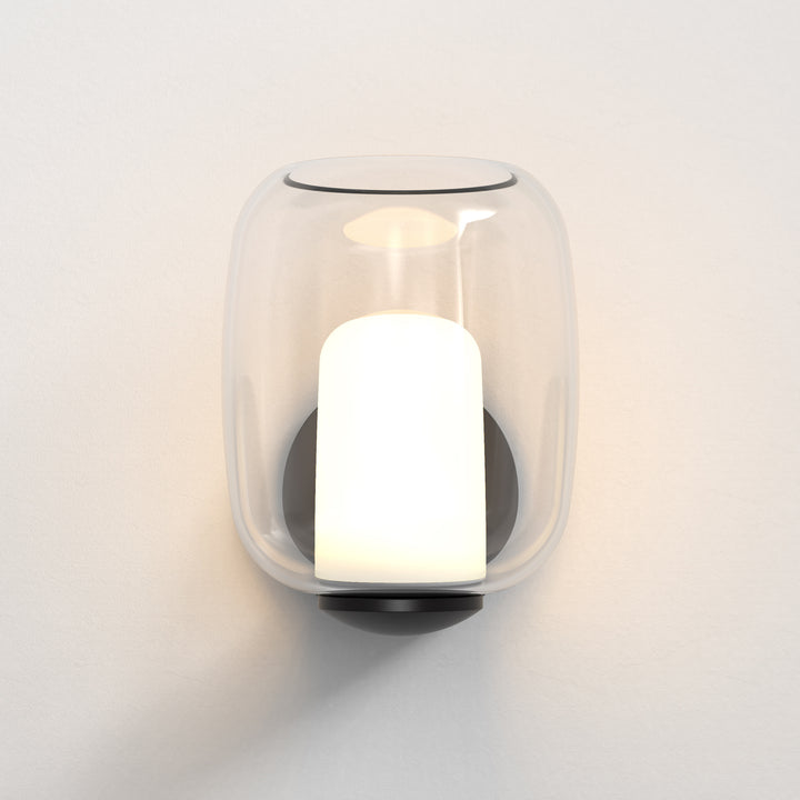 Astro 1450002 Aquina 1 Light Bathroom Wall Light Matt Black