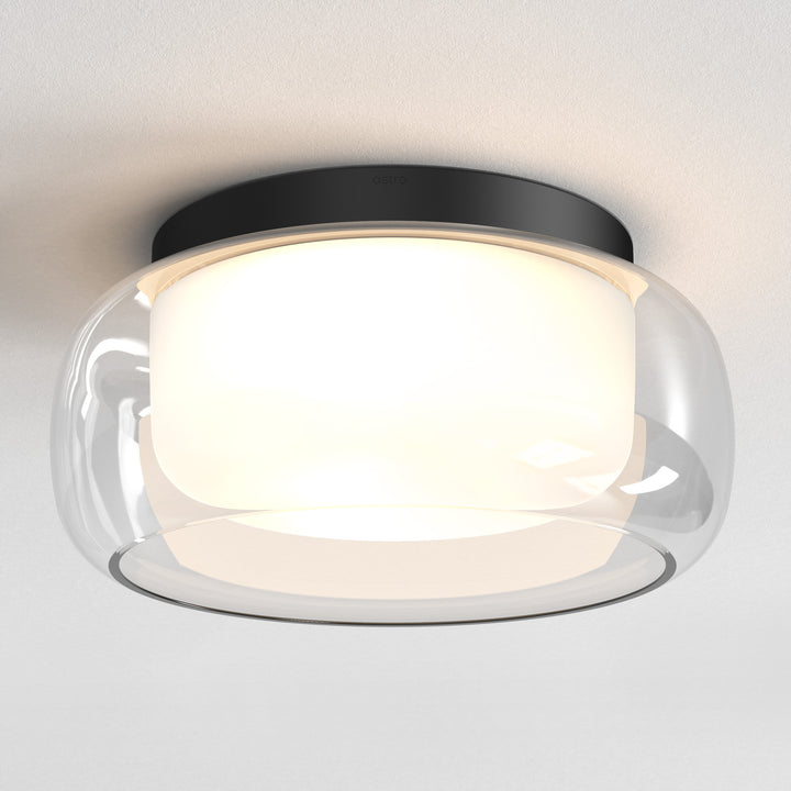 Astro 1450011 Aquina 360 2 Light Bathroom Ceiling Light Matt Black