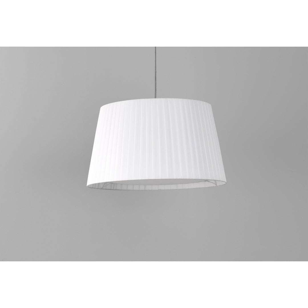 Astro 5002009 Tapered Round 400 Pleated White Shade