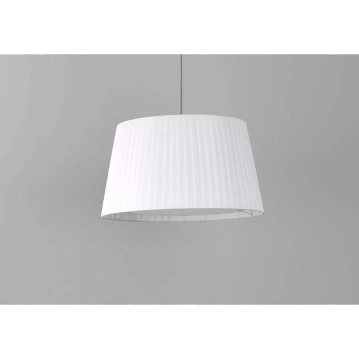 Astro 5002009 Tapered Round 400 Pleated White Shade
