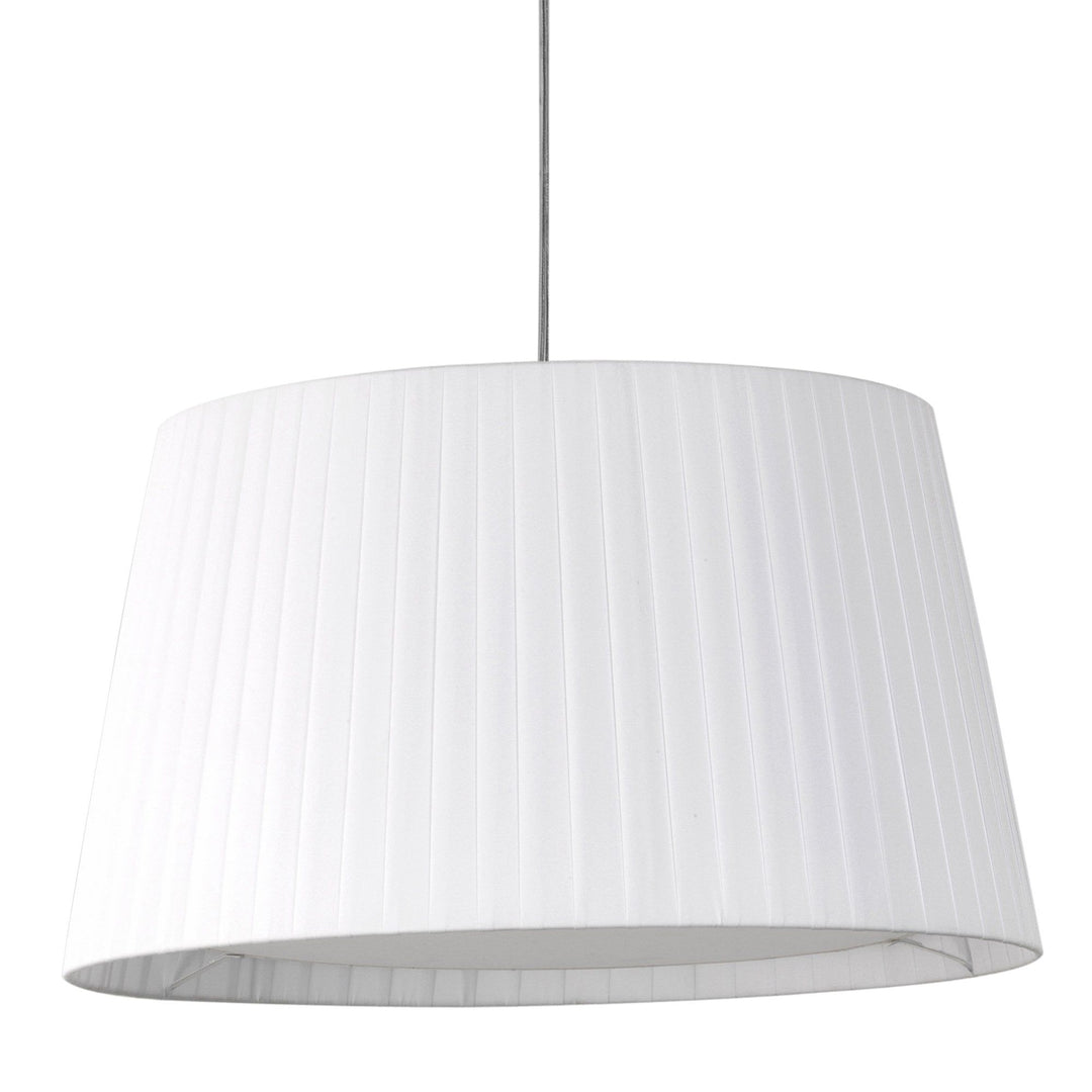 Astro 5002009 Tapered Round 400 Pleated White Shade