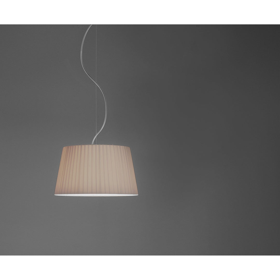 Astro 5002010 Tapered Round 400 Pleated Putty Shade