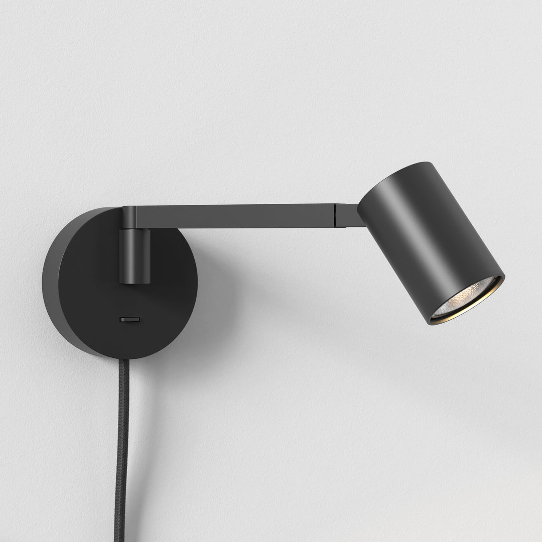 Astro 1286138 Ascoli Swing Plug In Reading Light Matt Black