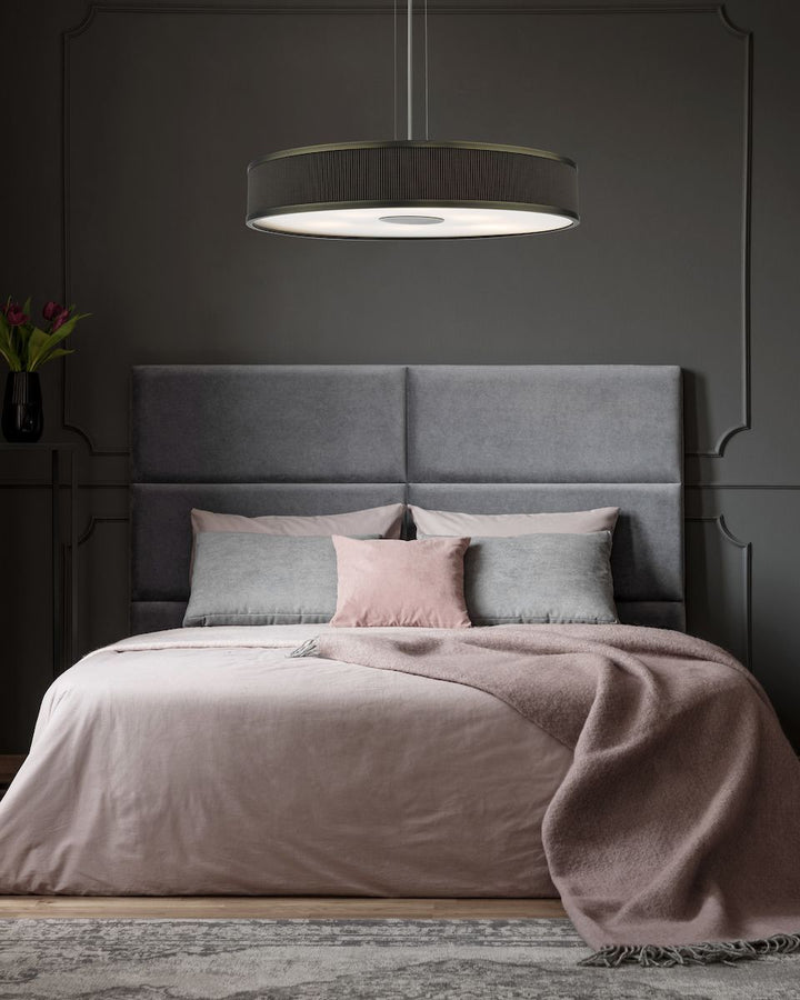 Dar Lighting ALV1739 | Alvaro 6-Light Pendant | Antique Bronze & Mushroom Brown