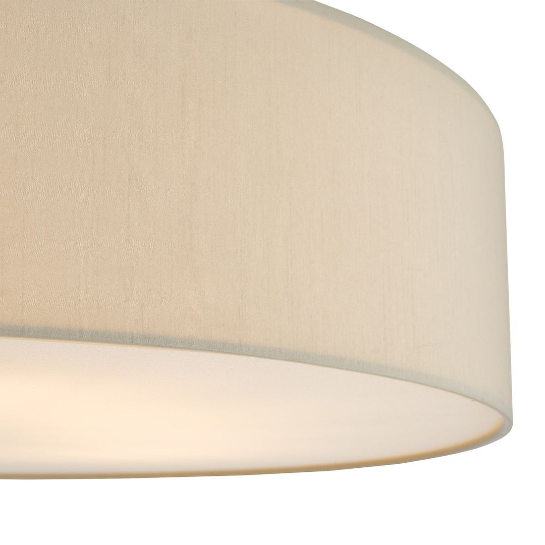 Dar CIE4801 | Cierro | 6-Light Flush Mount in Taupe with Diffuser