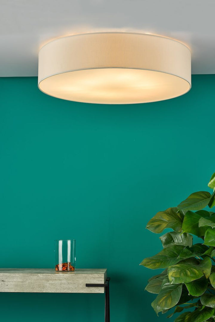 Dar CIE4801 | Cierro | 6-Light Flush Mount in Taupe with Diffuser