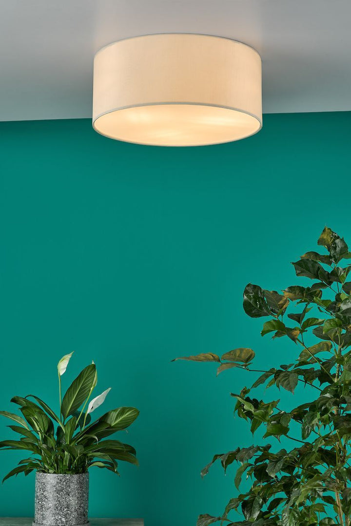 Dar CIE5201 | Cierro | 3 Light Flush Ceiling Fixture in Taupe