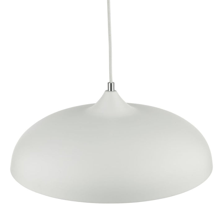 Dar KAE012 Kaelan 1 Light Single Pendant White