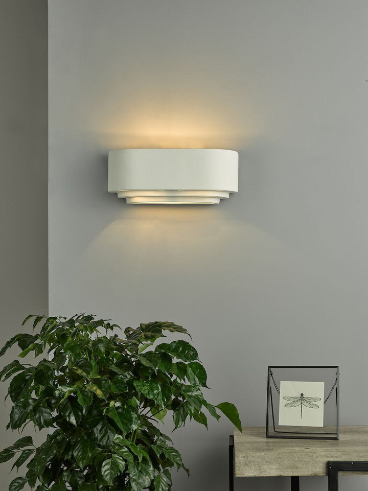 Dar LAN372 | Lando | 1-Light Wall Washer | White