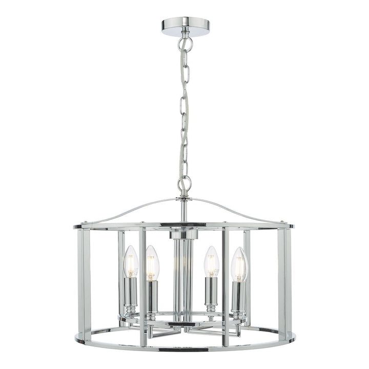 Dar MYK0450 | Myka | 4-Light Pendant in Polished Chrome