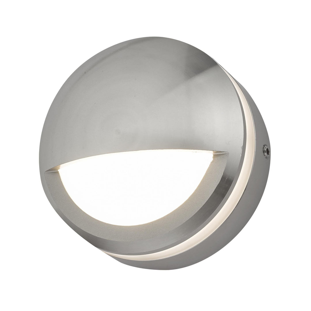 Dar Lighting AKO3268 | Akos LED Wall Light | Aluminium Eyelid Design