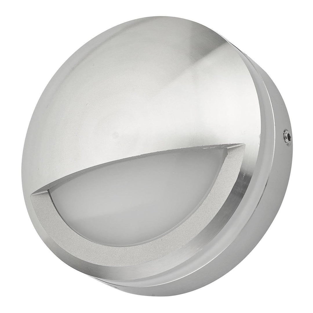 Dar Lighting AKO3268 | Akos LED Wall Light | Aluminium Eyelid Design