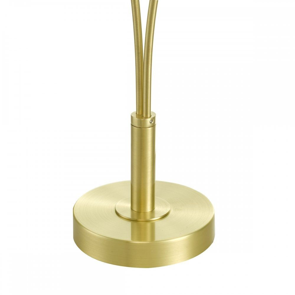 Dar AVA4241 | Avari Table Lamp | 2 Light | Satin Brass & Frosted Glass