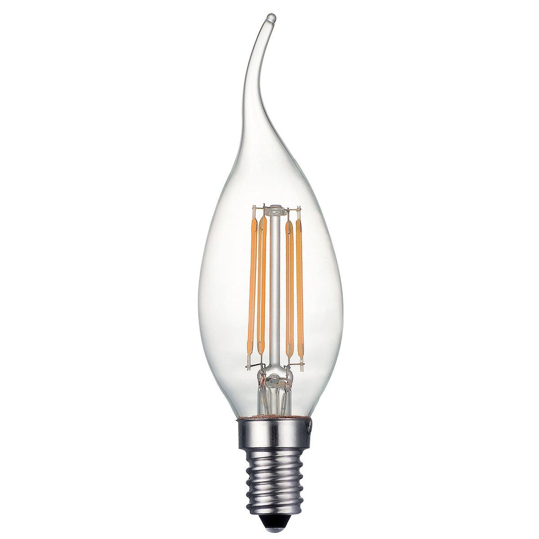 Dar BUL-E14-LED-14-I E14 Coup De Vent 4w LED Single Bulb Warm White Dimmable