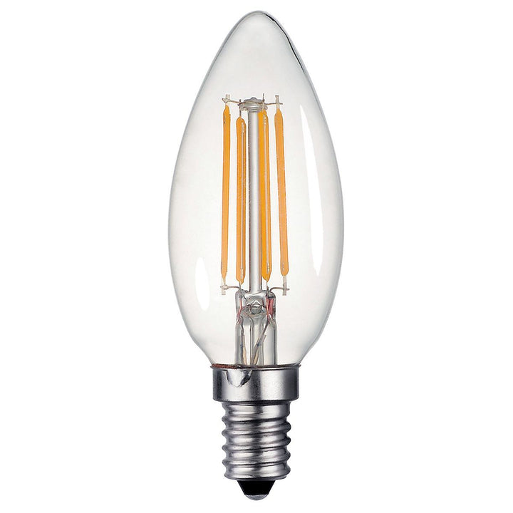 Dar BUL-E14-LED-18-I E14 Candle 4w LED Single Bulb Cool White Dimmable