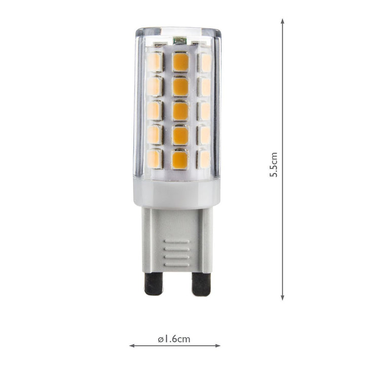 Dar BUL-G9-LED-3-I G9 Capsule 3w LED Single Bulb Warm White Non-dimmable