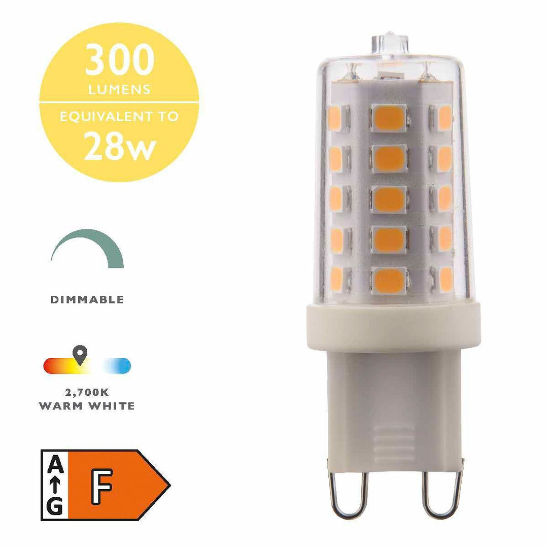 Dar BUL-G9-LED-6-I | G9 Capsule | 3.5w LED Bulb | Warm White | Dimmable