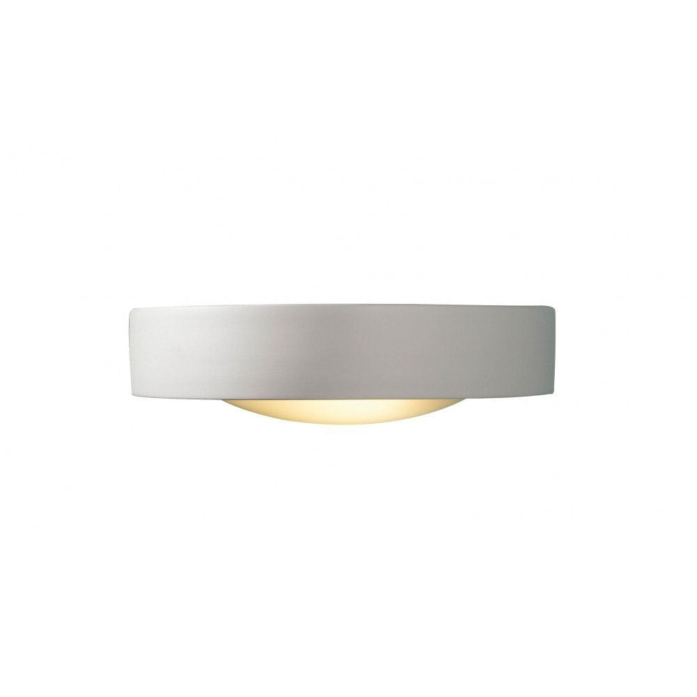 Dar CAT072 | Catalan Wall Light | Satin White & Frosted Glass