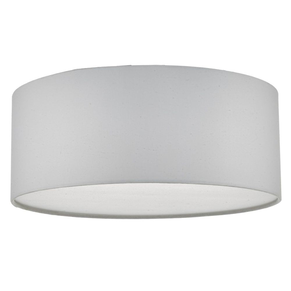 Dar CIE5215 | Cierro | 3 Light Flush Ceiling Fixture in Ivory